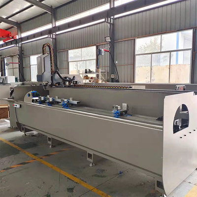 Double-head CNC drilling and milling machine for aluminum profile