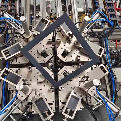CNC four-head corner grouping machine for aluminum doors and windows