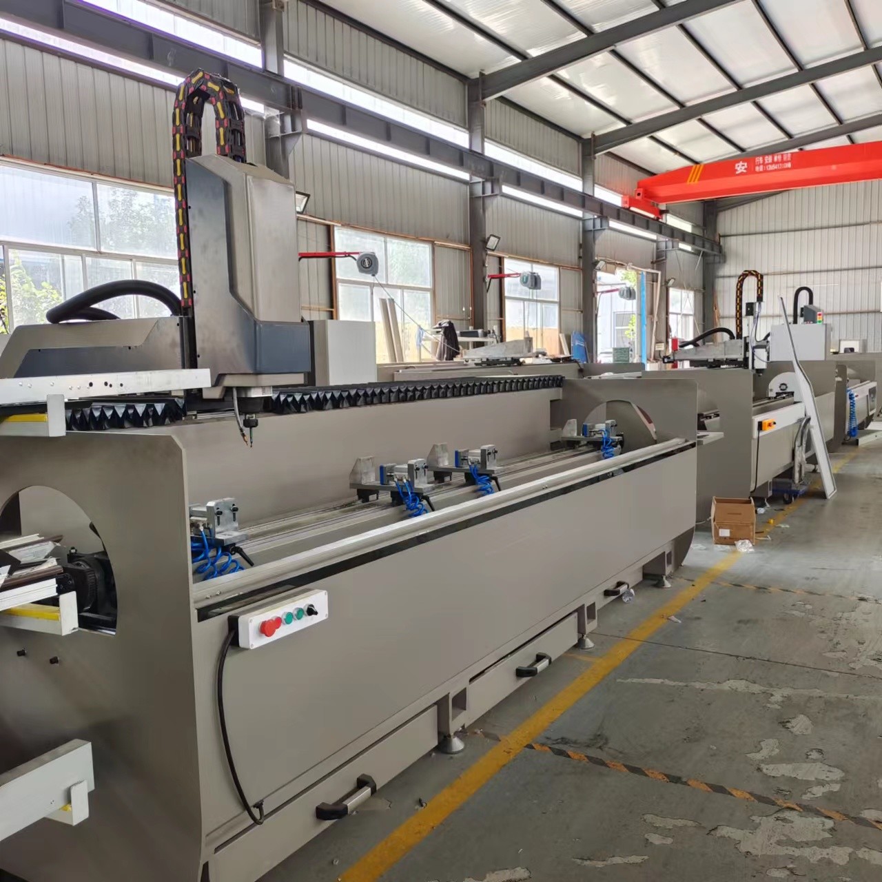 Single Head 3200mm 3000mm CNC Copy Router Aluminium Door Window ...